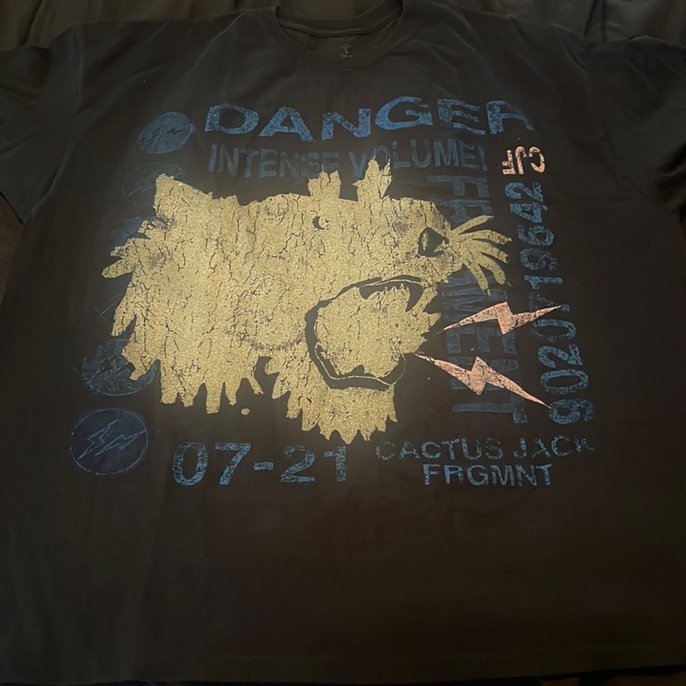 Brand new cactus jack fragment tee Sz XL